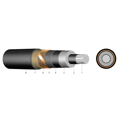 (N)A2XS(F)2Y 1X150RM/25 (12/20kV) - Cablu medie tensiune aluminiu