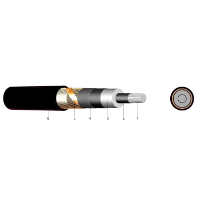 A2XS2Y 1x150RM/25 (12/20kV) - Cablu medie tensiune aluminiu