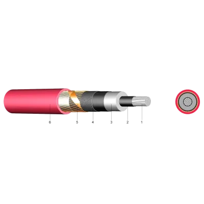A2XSY 1X50RM/1612/20KV  - Cablu medie tensiune aluminiu