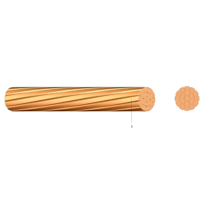 FUNIE CUPRU 1X240  - Funie cupru