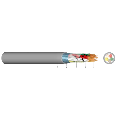 J-H(ST)H BD 2X2X0,8  - Cablu pentru semnalizare incendiu