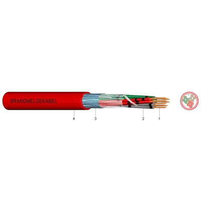 JB-Y(ST)Y 1X2X0,8  - Cablu pentru semnalizare incendiu
