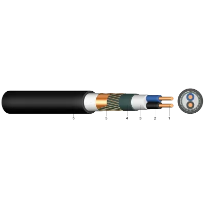 N2XCH 4X2,5RE/2,5  - Cablu cupru Halogen Free 0.6/1KV