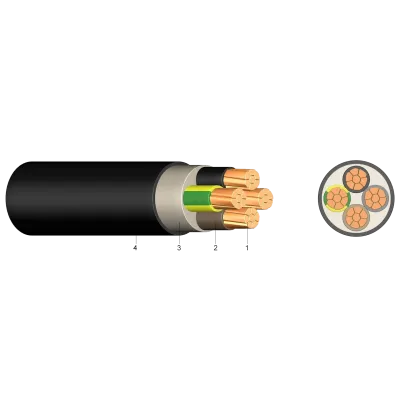 N2XH-O 1X240RM  - Cablu cupru Halogen Free 0.6/1KV