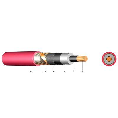 N2XSY 1x35RM/16 (12/20kV)  - Cablu medie tensiune aluminiu