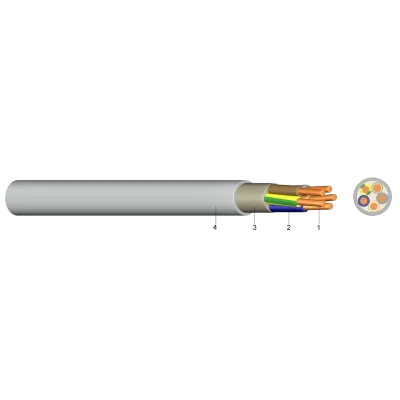 NYM-O 2X2,5 (TAMBUR)  - Cablu pentru instalatii electrice (300/500v)