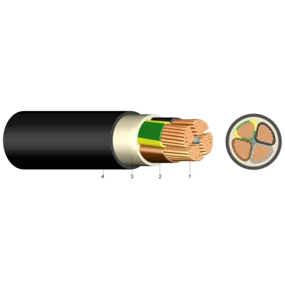 NYY-J 3X70SM+35  - Cablu cupru 0.6/1KV