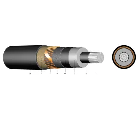 (N)A2XS(F)2Y 1X150RM/25 (12/20kV) - Cablu medie tensiune aluminiu