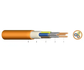 (N)HXH-OE90/FE180 1X150RM - Cablu cupru cu rezistenta la foc E30-E90 0.6/1KV