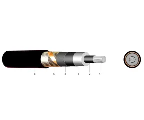 A2XS2Y 1x150RM/25 (12/20kV) - Cablu medie tensiune aluminiu