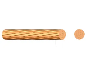 FUNIE CUPRU 1X50 Cu-Seil 50 MM2 BLHT19 - Funie cupru