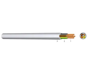 H03VV-F 2 X 0,75 ALB (WS) - Cablu pentru instalatii electrice (300/500v)