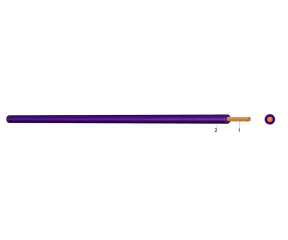 H05V-K 0,75 ALBASTRU - Conductor cupru flexibil