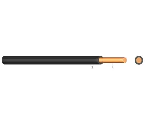 H05V2-U 0,5 GALBEN-VERDE (COD 53939)  - Conductor cupru rigid