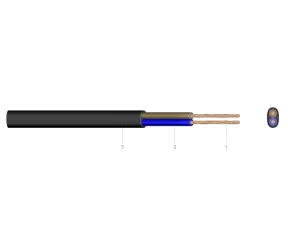 MYYUP 2X0,75 ALB  - Cablu pentru instalatii electrice (300/500v)