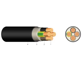 N2XH-O 1X10RE  - Cablu cupru Halogen Free 0.6/1KV