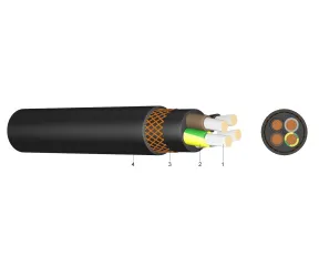 NSHTOU-J 5G16 - Cablu cu manta de cauciuc (450/750V), sudura