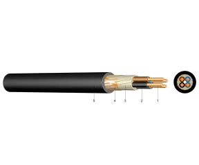 NYCY 4X4RE/4 - Cablu cupru ecranat 0.6/1KV