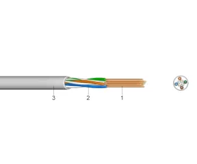 UTP(CAT,5E)200MHZ 4X2XAWG24LSOH  - Cablu pentru transmisii de date
