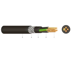 YSLYCY-JZ 4X1,5(0,6/1KV)  - Cablu de semnalizare